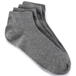 Birkenstock Socks<2 Pack Cotton Sole Sneaker Gray Melange