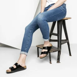 Birkenstock Two-Strap Sandals<Arizona Black Patent