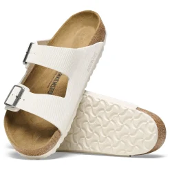 Birkenstock Two-Strap Sandals<Arizona Corduroy Antique White
