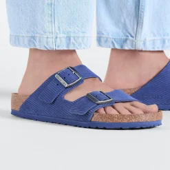 Birkenstock Two-Strap Sandals<Arizona Corduroy Indigo