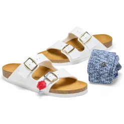 Birkenstock Two-Strap Sandals<Arizona White