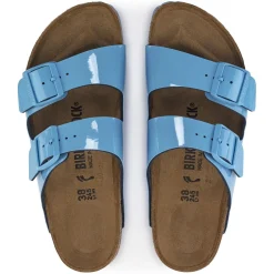 Birkenstock Two-Strap Sandals<Arizona Patent Sky Blue