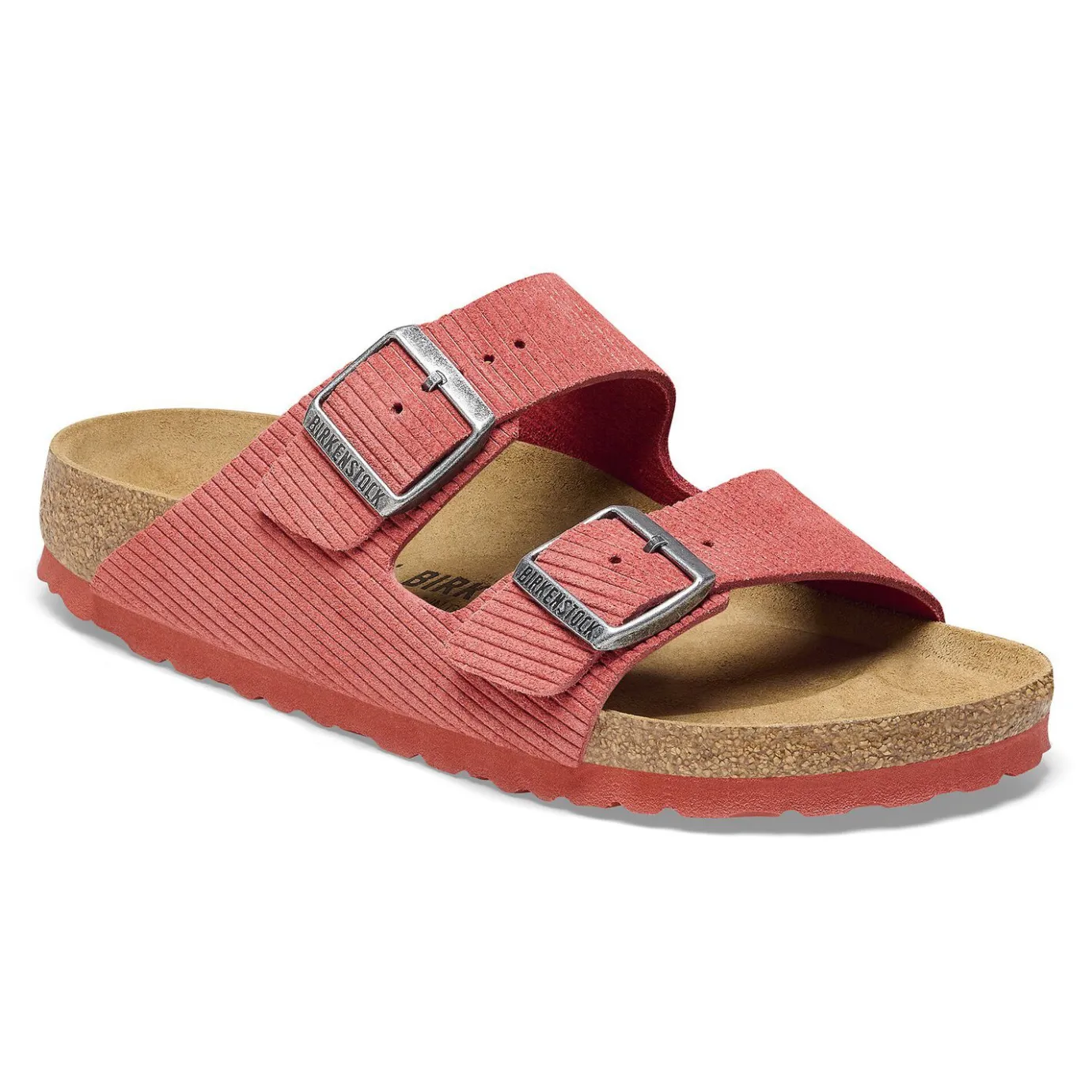 Birkenstock Two-Strap Sandals<Arizona Corduroy Sienna Red