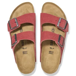 Birkenstock Two-Strap Sandals<Arizona Corduroy Sienna Red