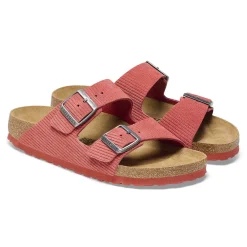 Birkenstock Two-Strap Sandals<Arizona Corduroy Sienna Red