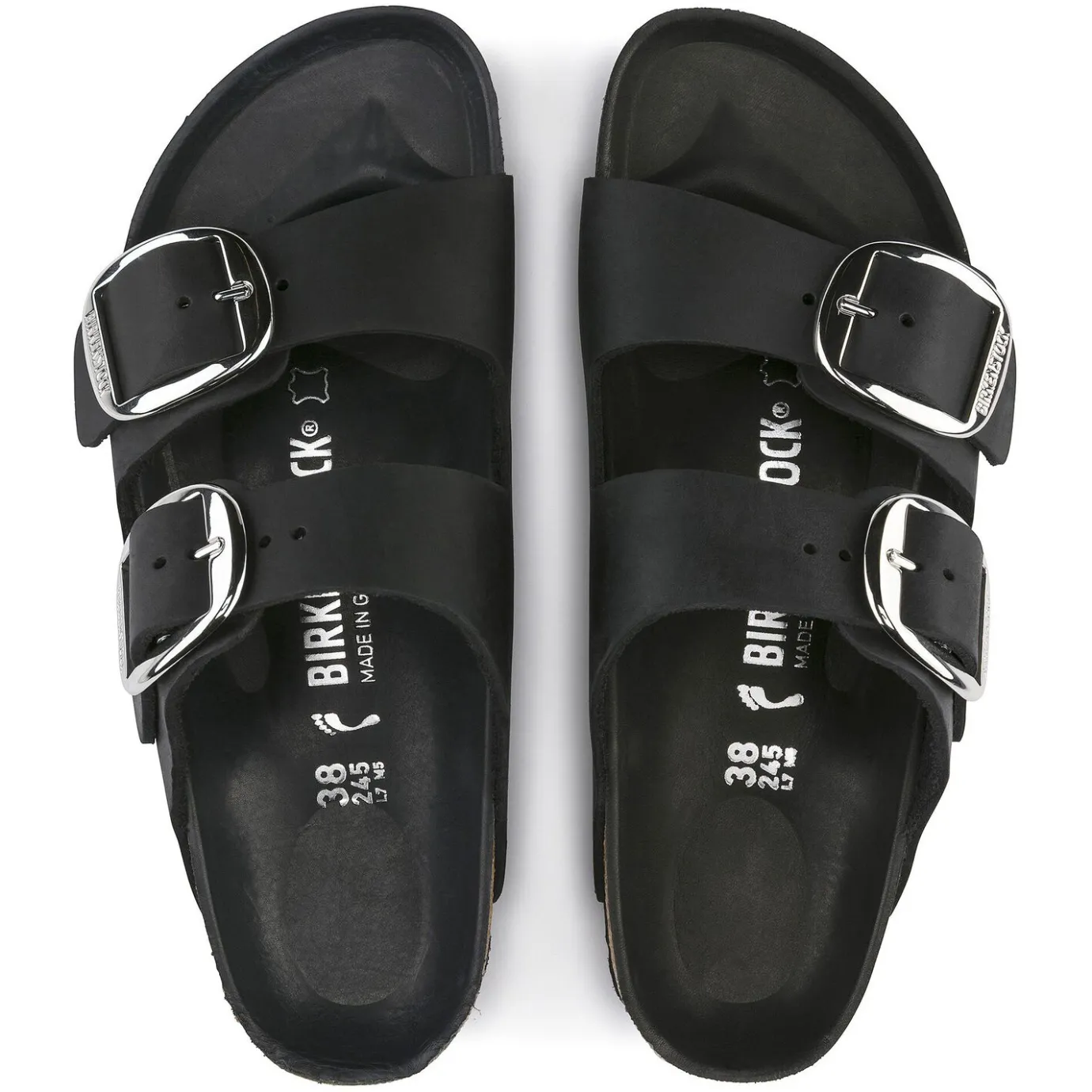 Birkenstock Two-Strap Sandals<Arizona Big Buckle Black