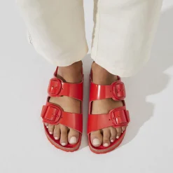 Birkenstock Two-Strap Sandals<Arizona Big Buckle High Shine Tomato