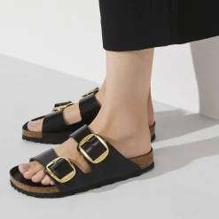 Birkenstock Two-Strap Sandals<Arizona Big Buckle High Shine Black