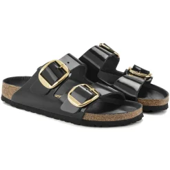 Birkenstock Two-Strap Sandals<Arizona Big Buckle High Shine Black