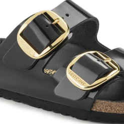Birkenstock Two-Strap Sandals<Arizona Big Buckle High Shine Black