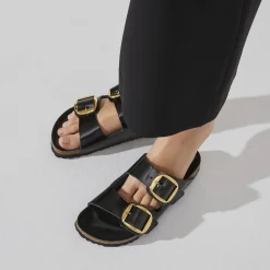 Birkenstock Two-Strap Sandals<Arizona Big Buckle High Shine Black