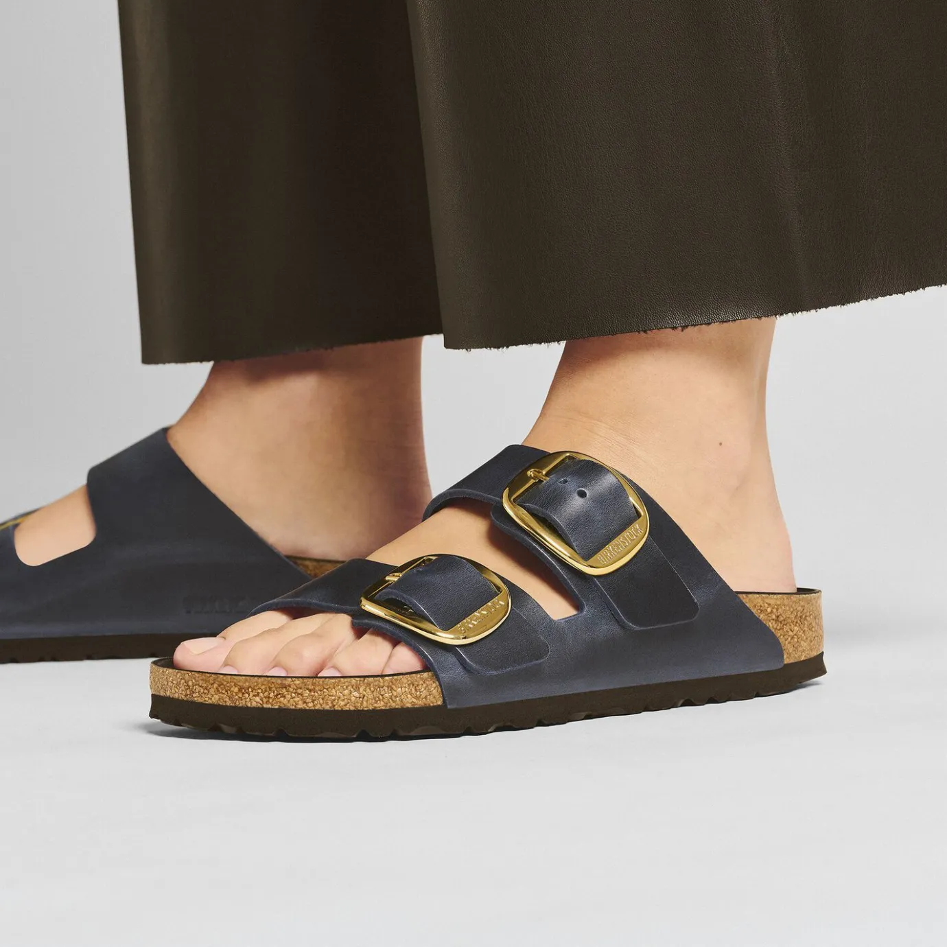 Birkenstock Two-Strap Sandals<Arizona Big Buckle Blue