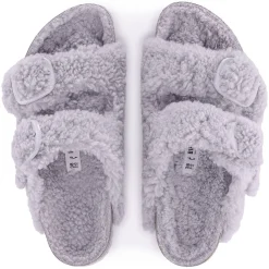Birkenstock Two-Strap Sandals<Arizona Big Buckle Teddy Purple Fog