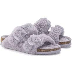 Birkenstock Two-Strap Sandals<Arizona Big Buckle Teddy Purple Fog