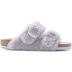 Birkenstock Two-Strap Sandals<Arizona Big Buckle Teddy Purple Fog
