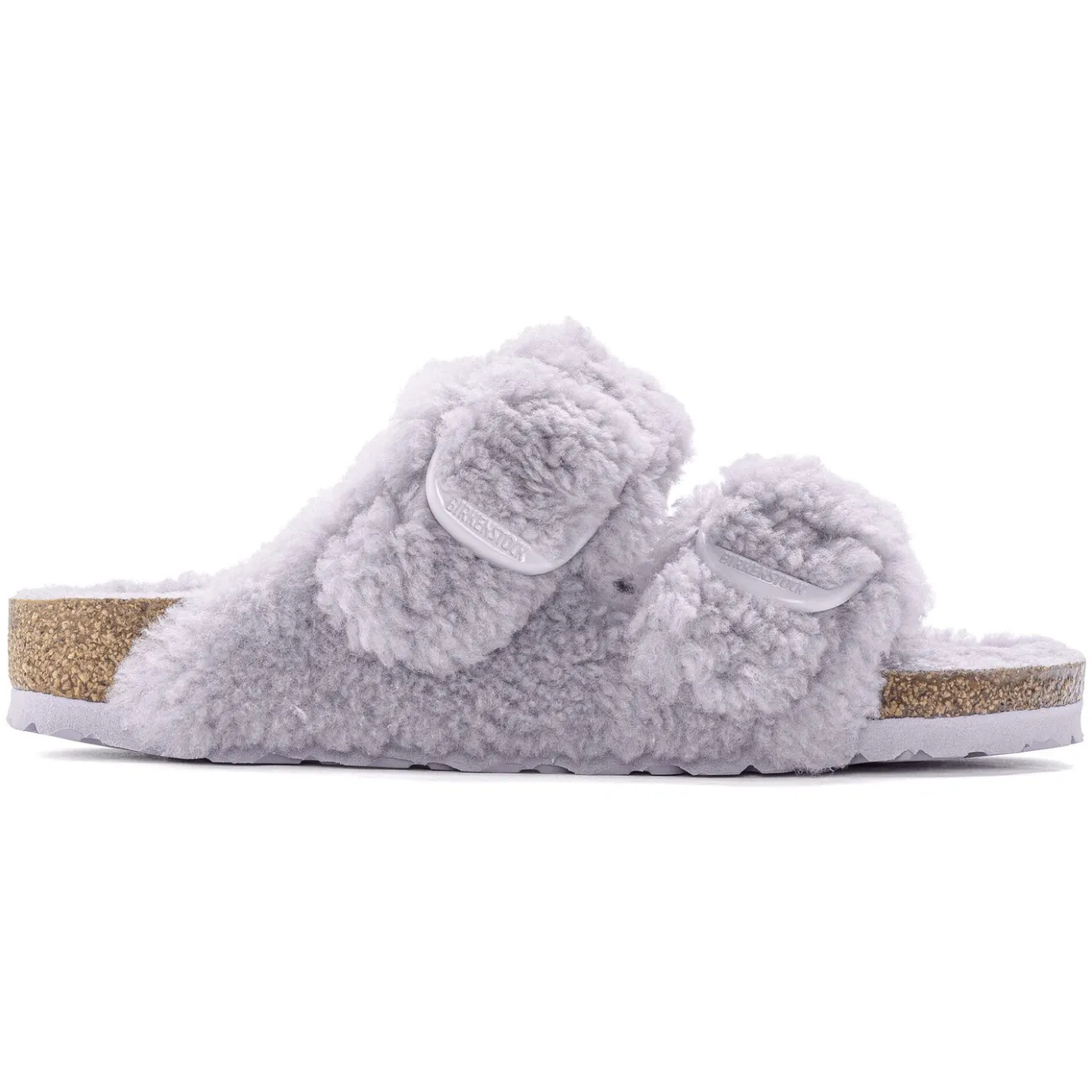 Birkenstock Two-Strap Sandals<Arizona Big Buckle Teddy Purple Fog