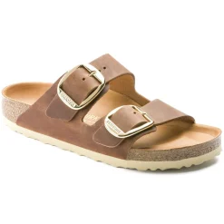 Birkenstock Two-Strap Sandals<Arizona Big Buckle Cognac