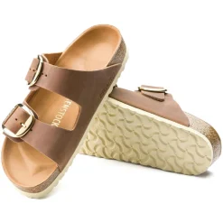 Birkenstock Two-Strap Sandals<Arizona Big Buckle Cognac