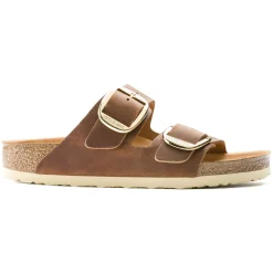 Birkenstock Two-Strap Sandals<Arizona Big Buckle Cognac