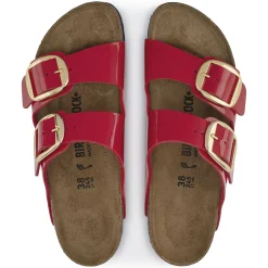 Birkenstock Two-Strap Sandals<Arizona Big Buckle Patent Cherry