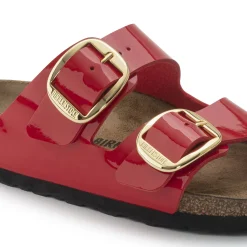 Birkenstock Two-Strap Sandals<Arizona Big Buckle Patent Cherry
