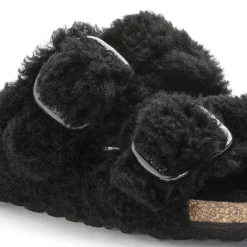 Birkenstock Two-Strap Sandals<Arizona Big Buckle Teddy Black