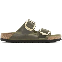 Birkenstock Two-Strap Sandals<Arizona Big Buckle Olive Green