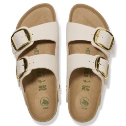 Birkenstock Two-Strap Sandals<Arizona Big Buckle Rivet Logo Canvas Eggshell