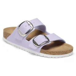 Birkenstock Two-Strap Sandals<Arizona Big Buckle Rivet Logo Vegan Canvas Purple Fog