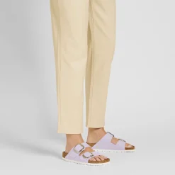 Birkenstock Two-Strap Sandals<Arizona Big Buckle Rivet Logo Vegan Canvas Purple Fog