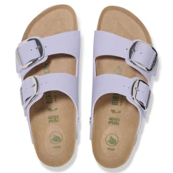 Birkenstock Two-Strap Sandals<Arizona Big Buckle Rivet Logo Vegan Canvas Purple Fog