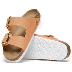 Birkenstock Two-Strap Sandals<Arizona Big Buckle Rivet Logo Vegan Canvas Papaya
