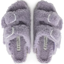 Birkenstock Two-Strap Sandals<Arizona Big Buckle Shearling Purple Fog