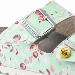 Birkenstock Two-Strap Sandals<Arizona Esd Flower Field Mint