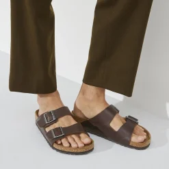 Birkenstock Two-Strap Sandals<Arizona Grip Vintage Wood Roast