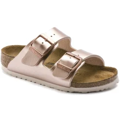 Birkenstock Strap Sandals<Arizona Kids Electric Metallic Copper