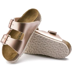 Birkenstock Strap Sandals<Arizona Kids Electric Metallic Copper