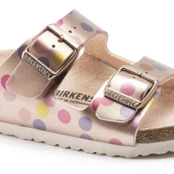 Birkenstock Strap Sandals<Arizona Kids Electric Metallic Dots Copper