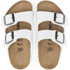 Birkenstock Strap Sandals<Arizona Kids White