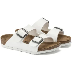 Birkenstock Strap Sandals<Arizona Kids White