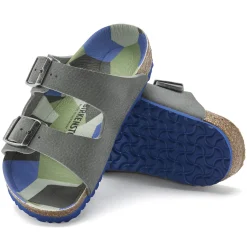 Birkenstock Strap Sandals<Arizona Kids Desert Soil Camo Gray