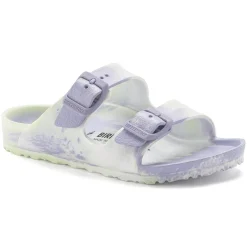 Birkenstock Strap Sandals<Arizona Kids Faded Lime Multi