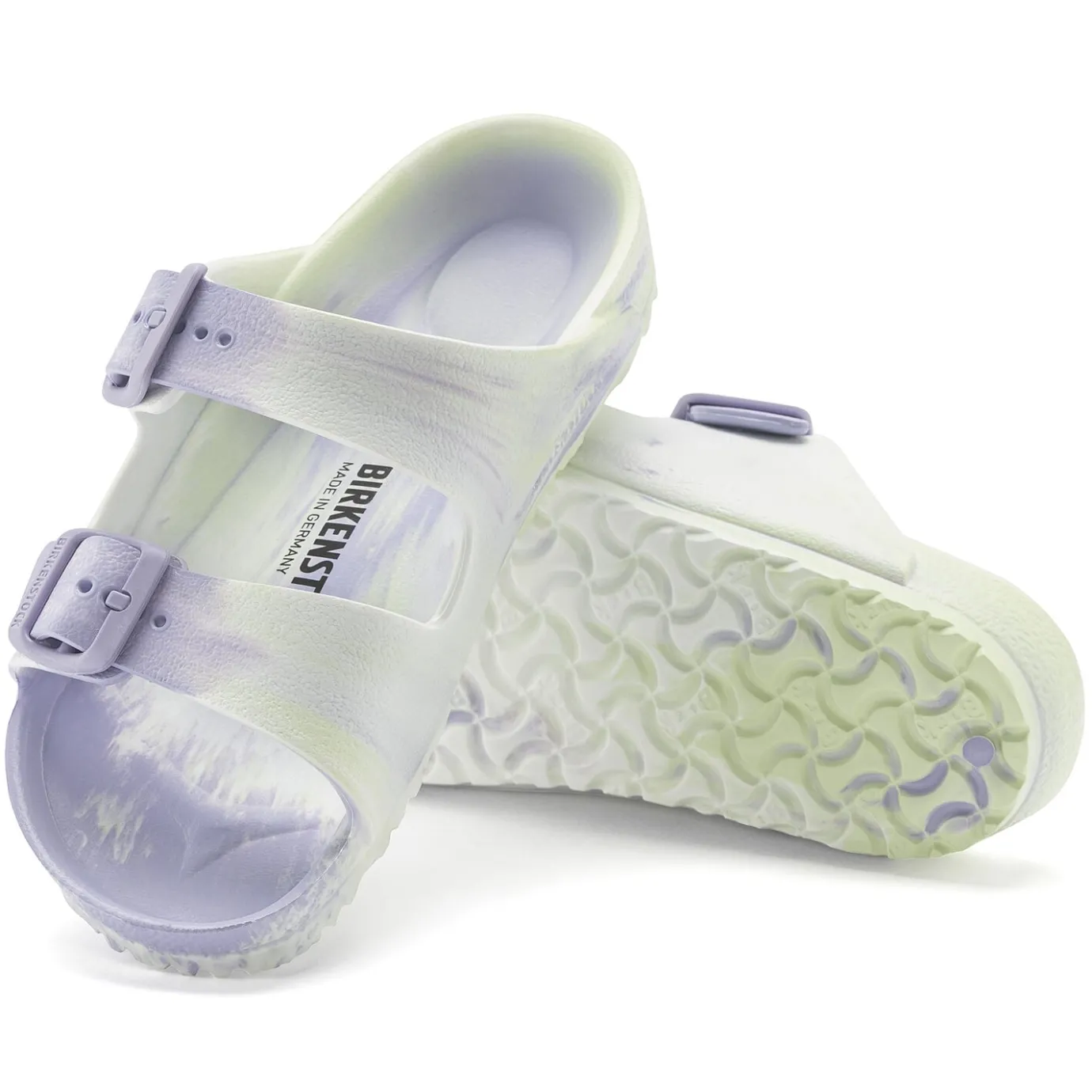 Birkenstock Strap Sandals<Arizona Kids Faded Lime Multi