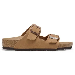 Birkenstock Strap Sandals<Arizona Kids Soft Birki Vegan Pecan