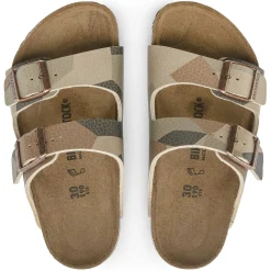 Birkenstock Strap Sandals<Arizona Kids Desert Soil Geo Camo Core