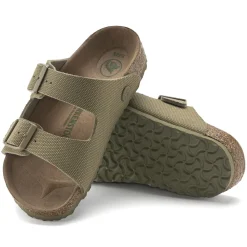 Birkenstock Strap Sandals<Arizona Kids Vegan Faded Khaki
