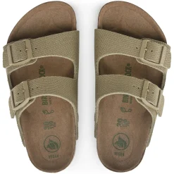 Birkenstock Strap Sandals<Arizona Kids Vegan Faded Khaki