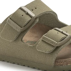 Birkenstock Strap Sandals<Arizona Kids Vegan Faded Khaki