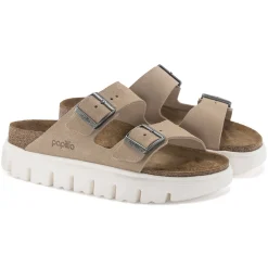 Birkenstock Two-Strap Sandals<Arizona Pap Chunky Warm Sand