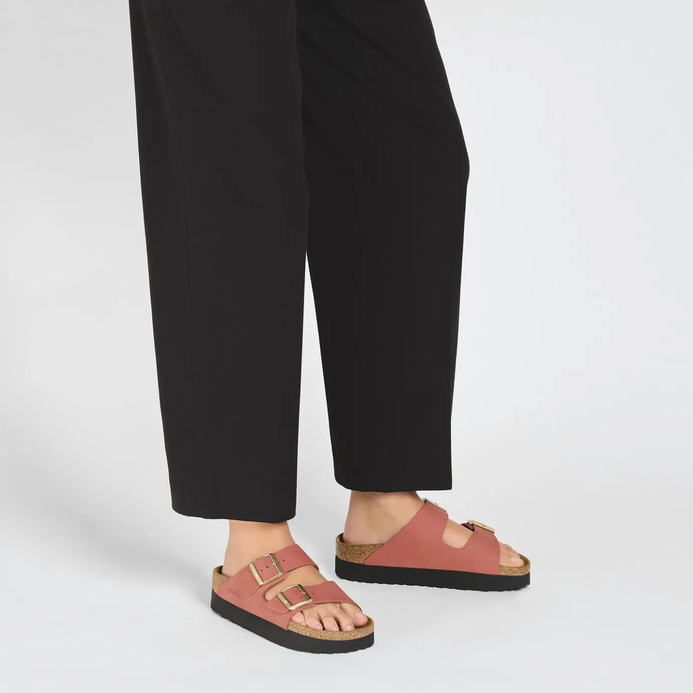 Birkenstock Two-Strap Sandals<Arizona Platform Mars Red